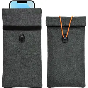 Faraday Bags for Phones 2 Pack Go Dark Bags for Cell Phones, Signal Blocking Case, RFID Blocking Pouch for Privacy Protection