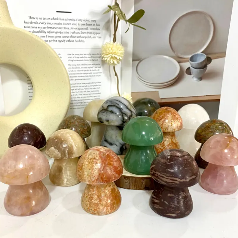 Stochastic 2 Counts Different Maerail Big And Small Mushroom Crystals Set From IG Crystal