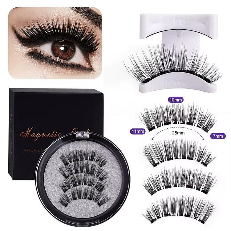（Please confirm the product specifications）Soft Magnetic Eyelashes Natural Look Kit - No Glue Needed, Reusable False Lashes with Comfortable Fit, Easy to Wear & Remove for Home Use all-day comfort