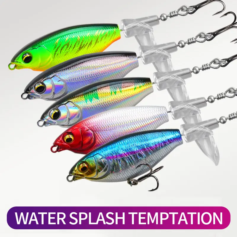 bionic fish hook bionic swimming lure Fishing Lure with Hook,Water Surface Propeller Fishing Bait, Lifelike  Floating Swimming Artificial Hard Baits,Fishing Accessories for  OutdoorFishing ,Fishing Equipment Perfect for Fishing Enthusiasts fishing  gear Bionic Paddle Tail Swimbait Set