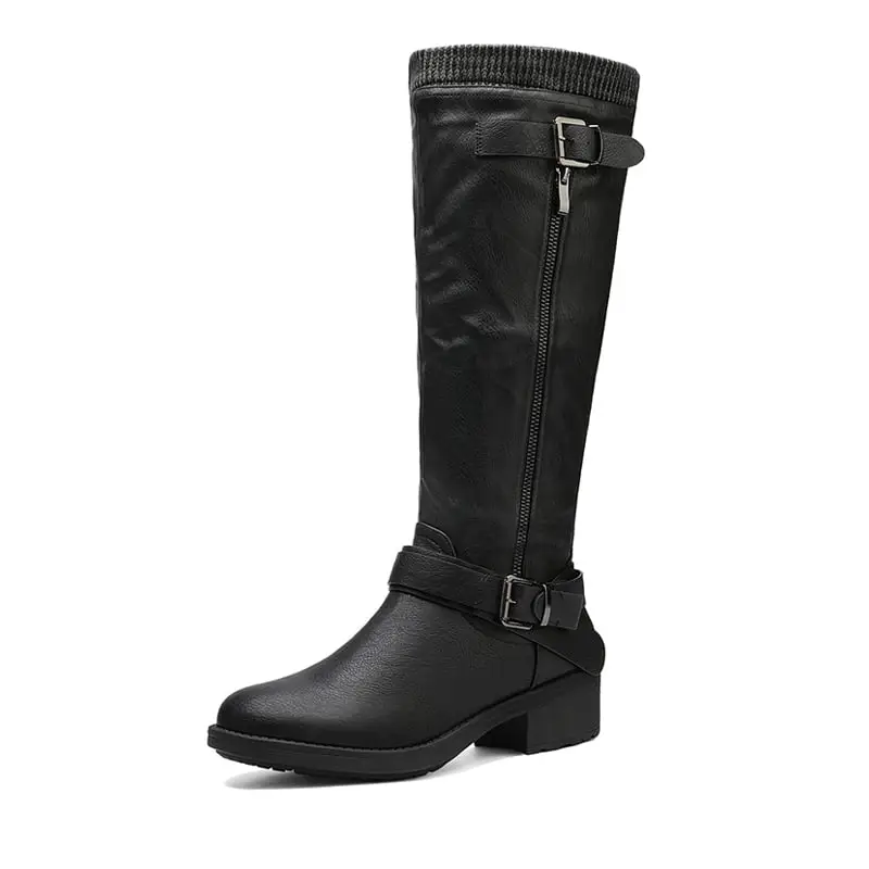 Dream Pairs Women's Wide Calf Knee High Boots