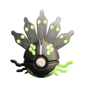 Zygarde 50% Form Poke Ball - Inspired 3D Printed Collectible