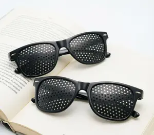 2 piece -Unisex Pinhole Glasses Anti-Myopia Astigmatism GlassesMen's Women's Vision Improvement Strabismus CorrectionFatigue Glasses High Quality Eyewear Black UV400chrome hearts glasses  meta glasses original fade