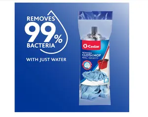 O-Cedar Microfiber Cloth Mop Refill, Blue