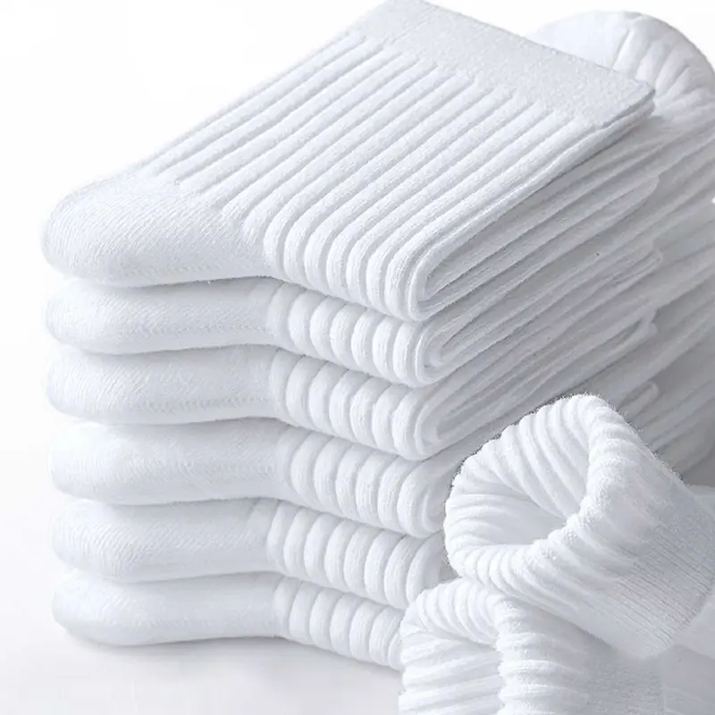 6/10/20 pairs of men's and women's mid‑calf Polyester Athletic Socks. Breathable and sweat‑wicking for all‑day comfort. Perfect for daily casual wear, running, sports, exercise and multiple occasions.