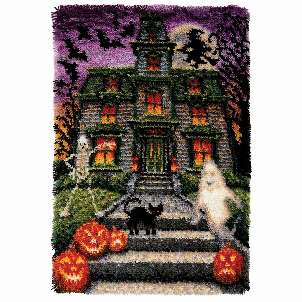Herrschners  Haunted Hill Latch Hook Kit