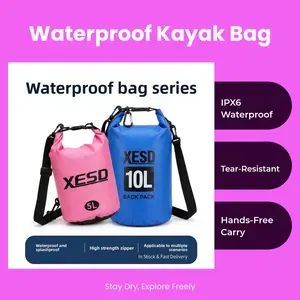 Waterproof backpack folding bucket kayak backpack diving bag camping water storage bag sports outdoor