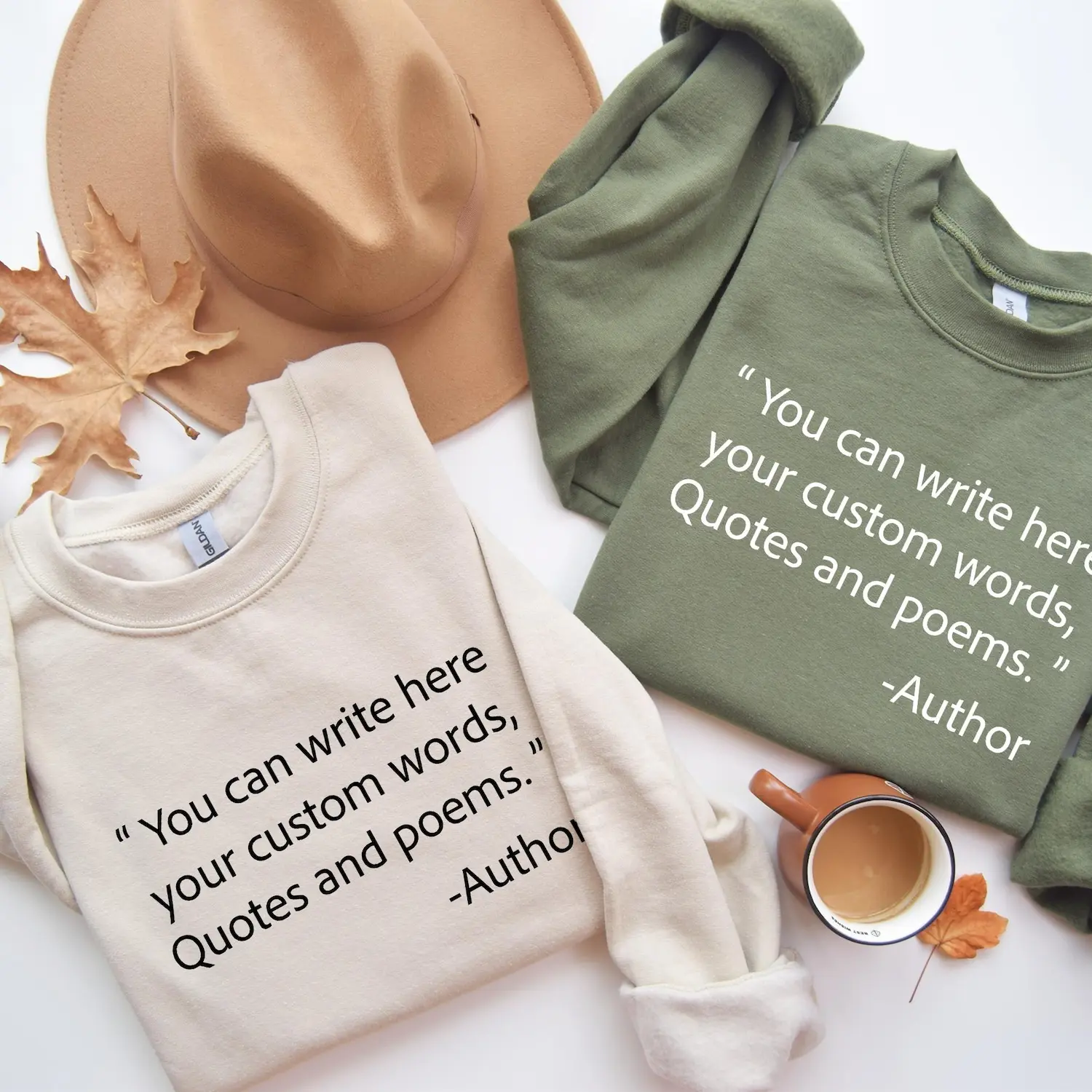 Custom Quote Sweatshirt, Customizable Writing Tee, Personalized Poem Hoodie, Custom Message Shirt, Custom Text Apparel W3
