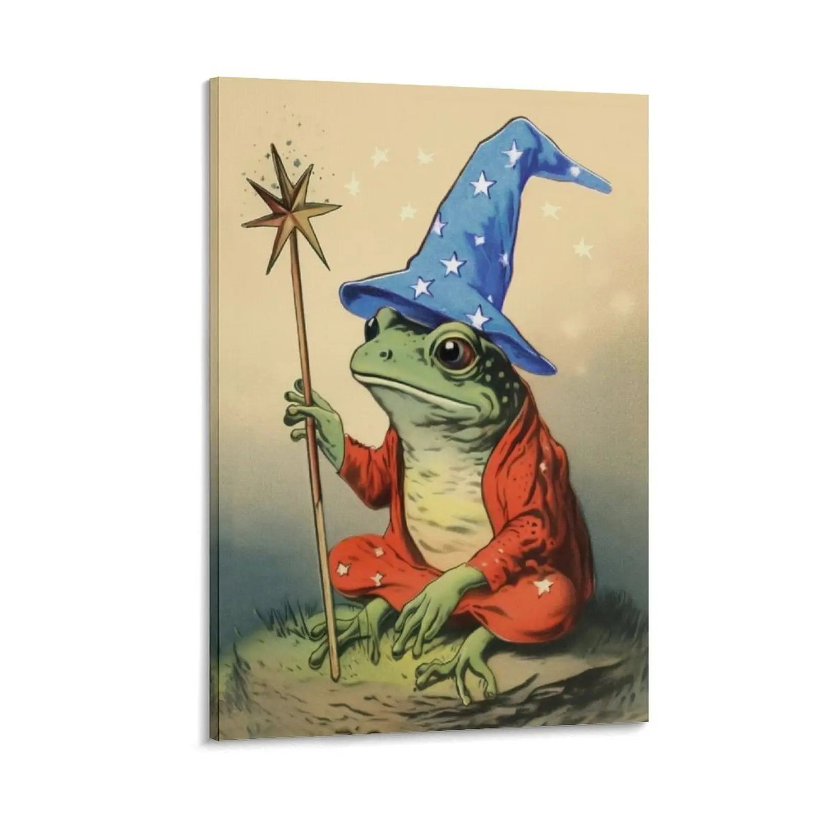 Vintage Frog Wall Art Magic Frog Poster Poster Canvas Wall Art For Bedroom Decor Bar Office Room Decor Gift