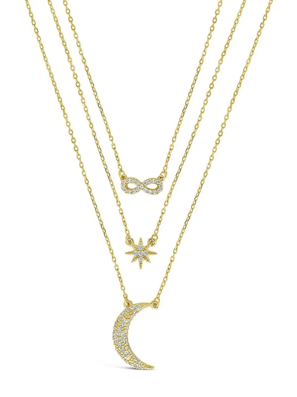 CZ Celestial Infinity Necklace CZ Celestial Infinity Necklace