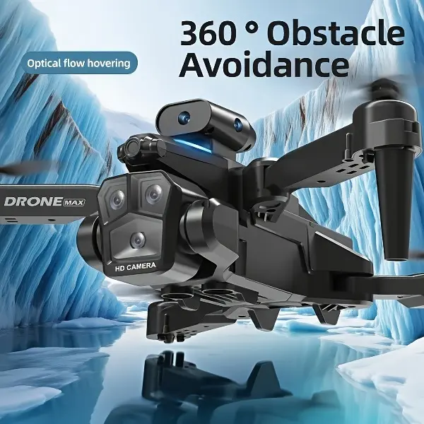 2025 New Upgrade C10 Drone with 720p HD Camera, Double Battery,Light FlowHovering,Obstacle Avoidance, and Four-Axis Remote Controlfor Beginners dron，Black Friday deals