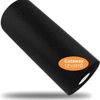 Black 12"x25yd roll