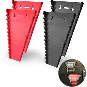 4 Pack  Wrench Organizer, Wrench Holder, SAE and Metric, Wrench rack,1/4" - 1/16", 6mm-24mm
