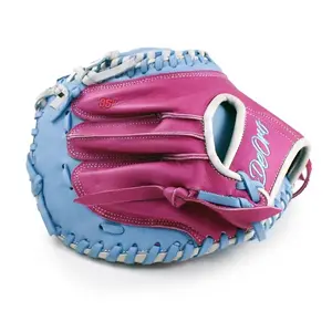 35" Softball Catcher Fuschia-Sky Glove