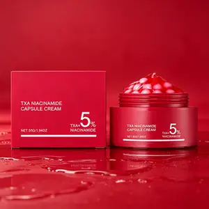 TXA Niacinamide Capsule Cream 55g – Brightening Face Cream with Niacinamide, Daily Hydrating Moisturizer for Glowing Skin