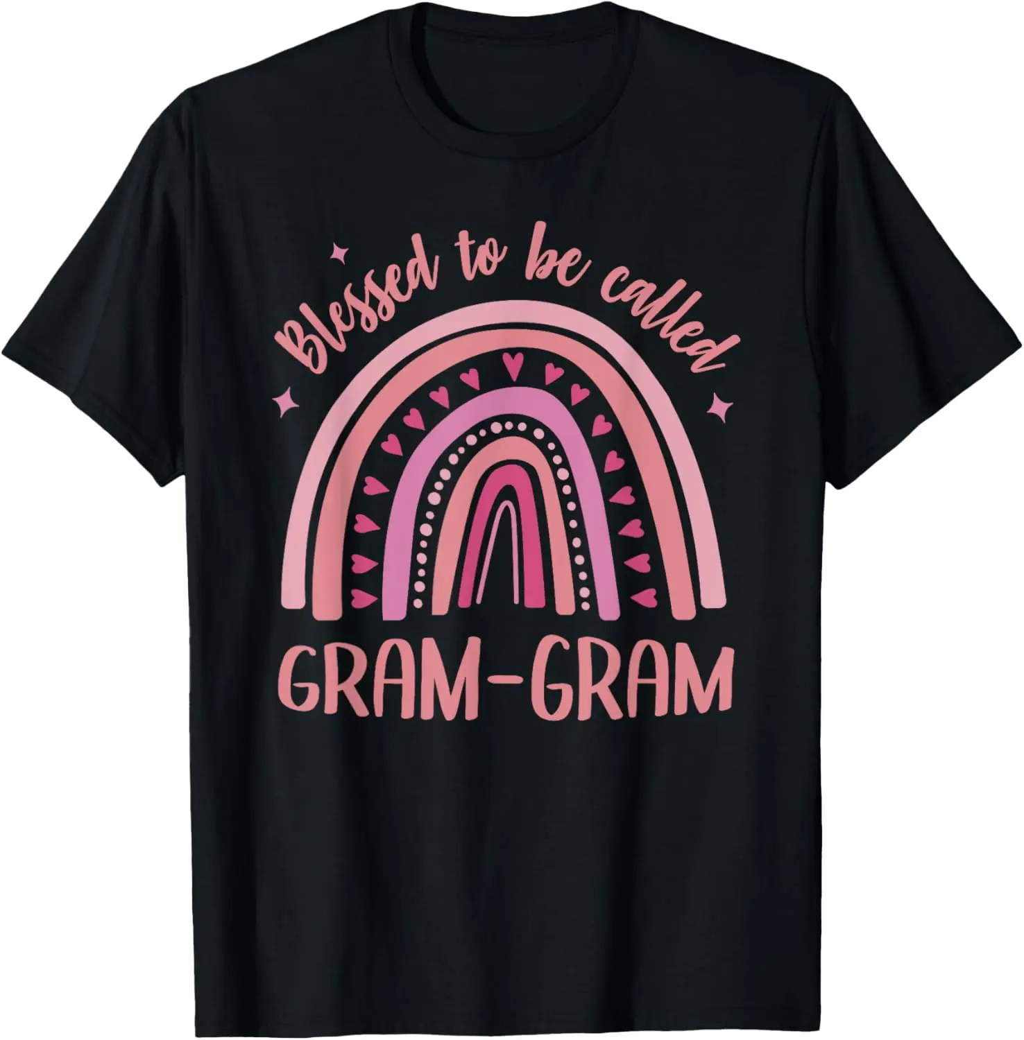 Gram-Gram T-Shirts for Grandma Mothers Day Blessed Gram-Gram T-Shirt