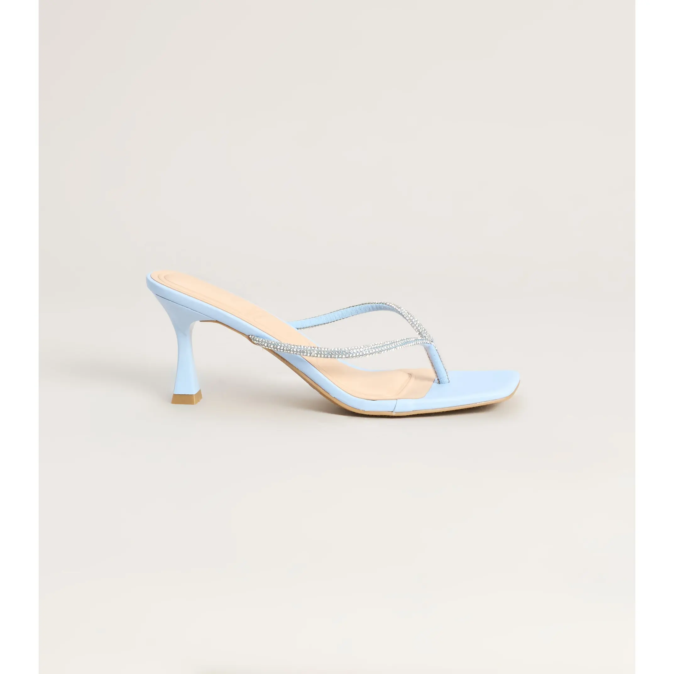 Ice Queen Rhinestone Kitten Heels