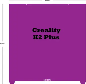 Creality K2 Plus KDEAVI Double Sided Textured PLU Cool Build Plate