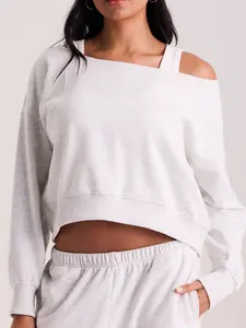 Asymmetric Sweatshirt Long Sleeve