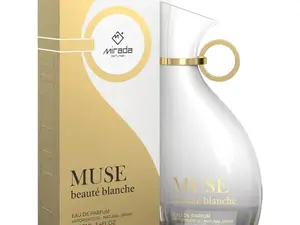 Mirada Perfume Muse Beauté Blanche Eau de Parfum - Feminine Floral Fragrance with Intense Jasmine Sambac & Fresh Green Notes