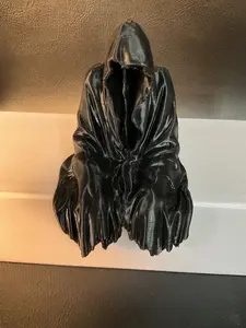 Setting grim reaper Halloween decoration or cake decoration, gothic