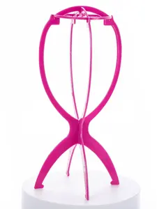 4-Pcs Wig Display Stands, Sturdy with Wide Stable Base, for Salon and Home Use to Organize Your Wig Collection,Portable hairpiece stand