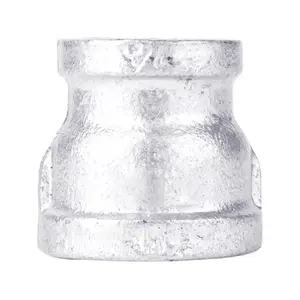 Upgrade your plumbing system with the STZ Industries 1 in. FIP x 3/4 in. FIP Galvanized Malleable Iron Reducing Coupling, built for strength and reliability.