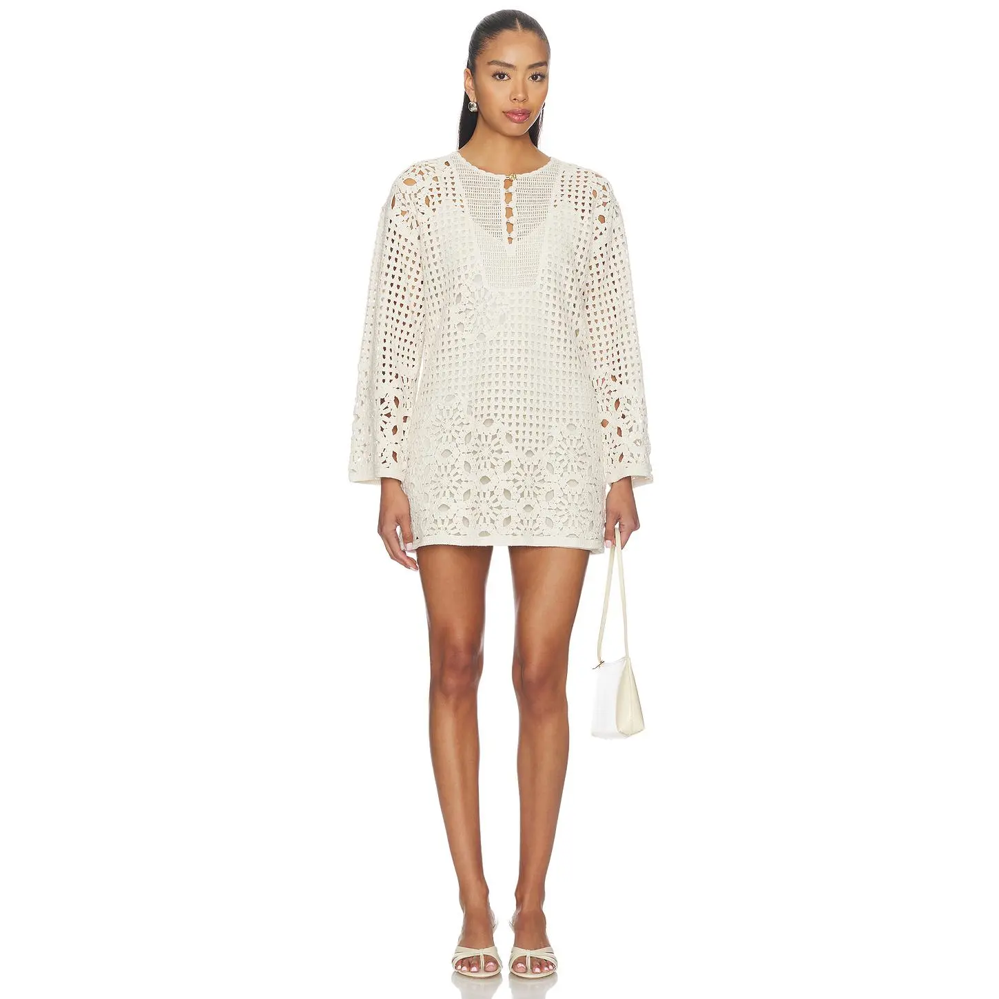 FRAME The Postcard Tunic in Cream