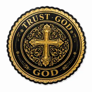 Trust God Adhesive Stickers, DIY Scrapbooking & Stamping Decals for Toys & Hobbies, Sticker