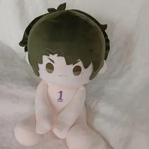 40cm Haikyuu!! Ushijima Kawaii Cosplay Plush Doll Body With Skeleton Cartoon Plushies Model Toy Figures Gift