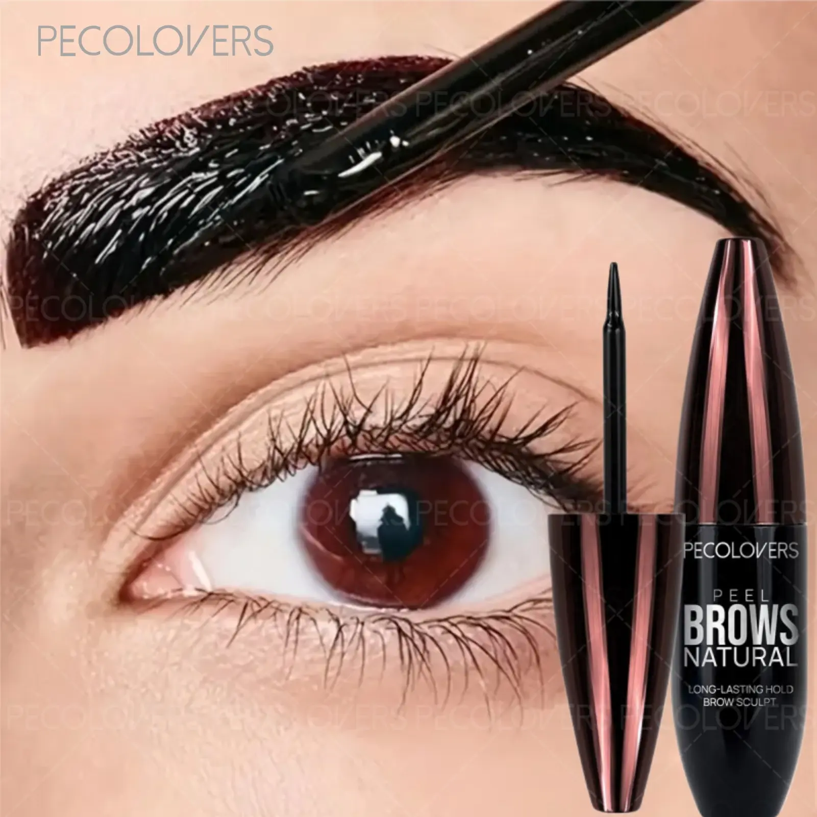 1PC 1PC Peel-off Eyebrow Gel Semi-Permanent Waterproof Coffee/black Eyebrow Tint Cream Permanent Transfer-Proof Eye Brow Tattoo Tint Tinted Eyebrow Cream