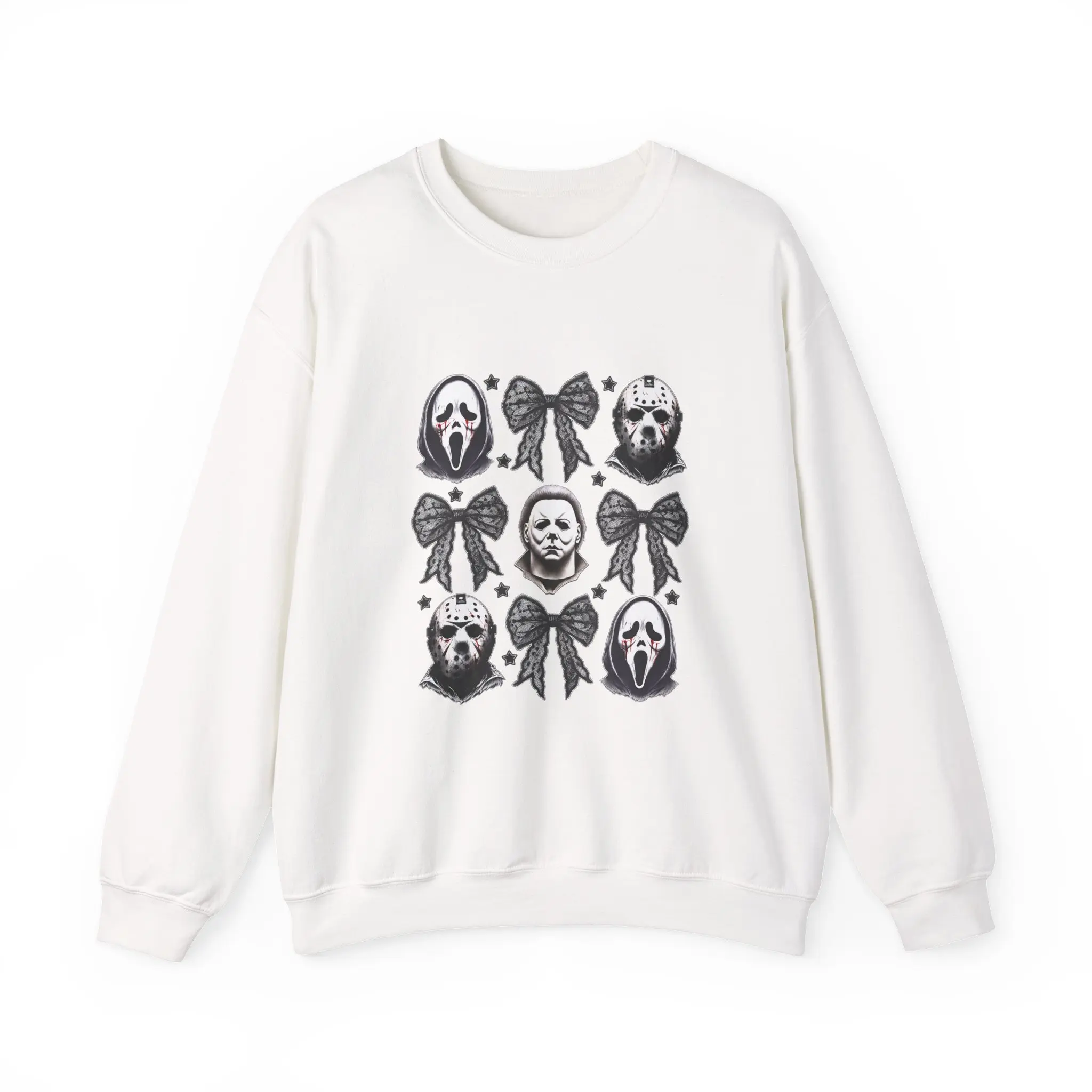 Halloween Horror Bow Sweatshirt