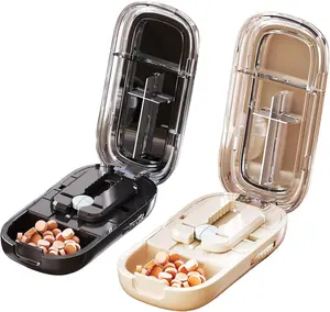 “Pill Cutter Splitter for Small & Tiny Pills - Adjustable Pill Splitter with Centering Device, Accurate Alignment Pill Cutter for Multiple Pills, Easy-to-Use Daily Medical Supplies”