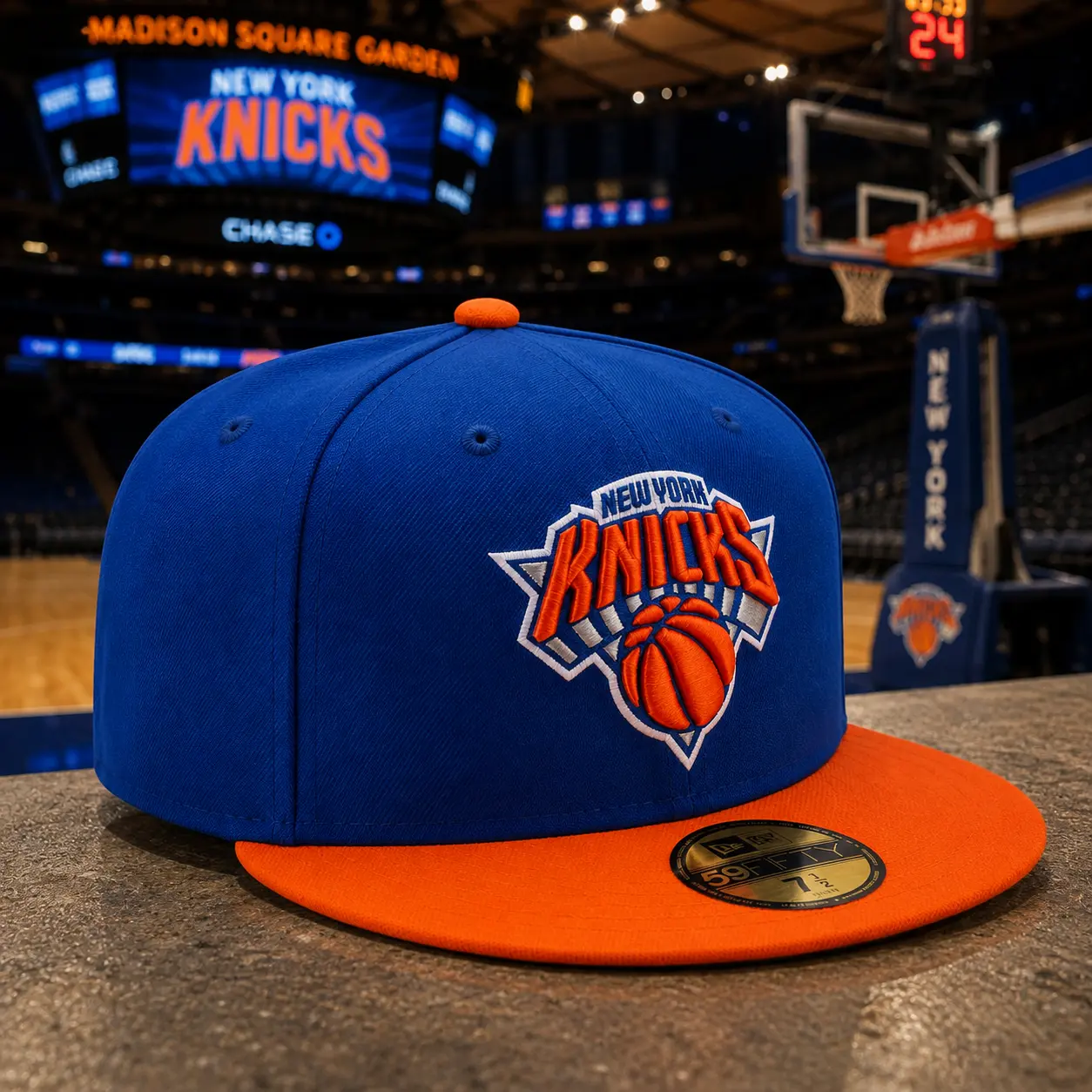 New Era New York Knicks 9FIFTY Team Color Snapback Cap – Official NBA Collection