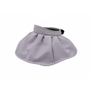Swelly Elegant Topless Sunbonnet in Cabbage Cream - Handmade Sun Hat for Women with Sun-Protective Fabric, Adjustable Band & Superior Shade Coverage