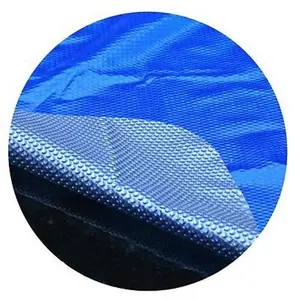 Mid-West Canvas  16 ft. Space Age Round Above Ground Solar Cover, Blue