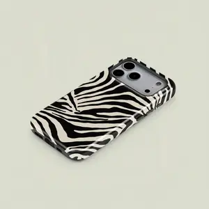 Luxury Zebra Texture Dual Layer Case, Anti-Fingerprint, Shockproof, Scratch Resistant, Fits iPhone & Samsung Galaxy Series