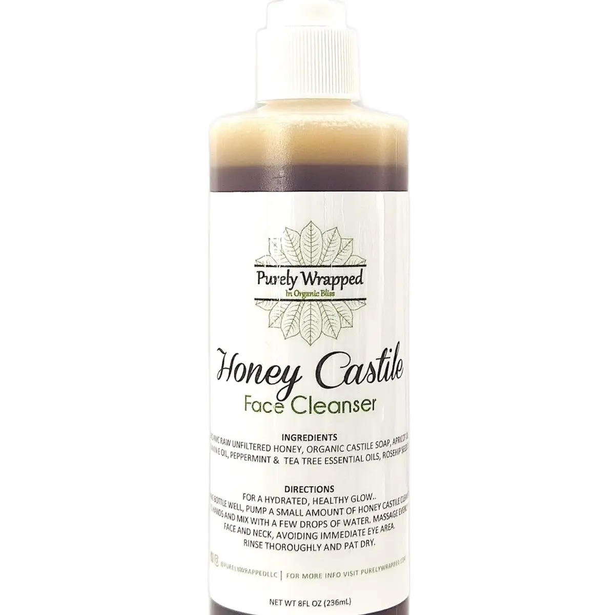 Purely Wrapped Honey Castile Face Cleanser