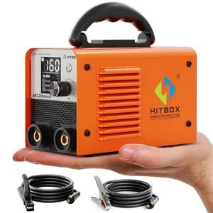 HITBOX ARC200mini3 2 IN 1 Perfect stick welder Mini Stick Welder 160A MMA/Lift Tig Welder Machine Portable Handheld with Collaborative Control Hot Start Arc Force Anti-Stick LED Digital Display