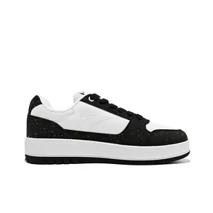 Anta Year 2 Custom Sneakers: Hand-Drawn, Black and White, Unisex Low-Top Fashion Skate Shoes Verifiable, with credentials and supporting global authentication