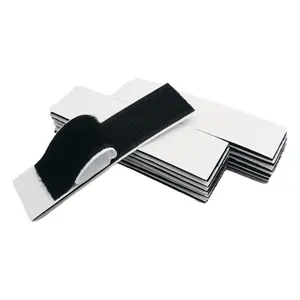 16 Sets 1x4 Inch Heavy Duty Hook and Loop Strips with Adhesive Double-Sided Mounting Tape for Wall Crafts Home Office Indoor Outdoor Use Black #homeimprovement