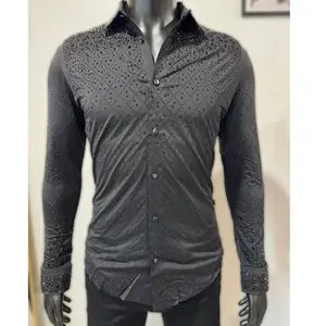 Elegant Rhinestone Long Sleeve