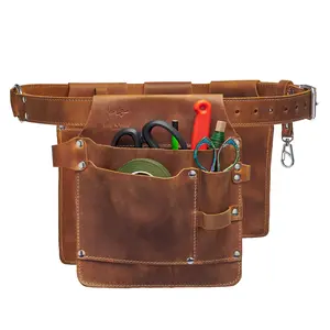 Adjustable Garden Belt — Leather Tool Belt.