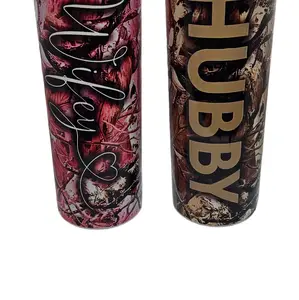 Wifey and Hubby 20 oz Tumbler set
