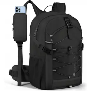 Hiking Travel Backpack for Men Women 25L - Small Lightweight Waterproof Outdoor Camping Backpack/Day Pack, Hiking Daypack with Hydration System for Hiking, Travel, Sports, Running, Biking