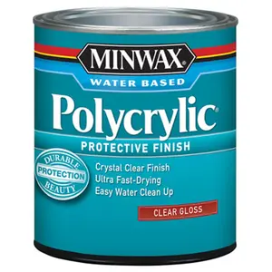 Minwax 255554444 0.5 Point Gloss Polycrylic Protective Finish