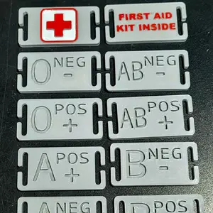 Molle Medical Tabs - Essential Medical Alert Solution for Outdoor Adventurers