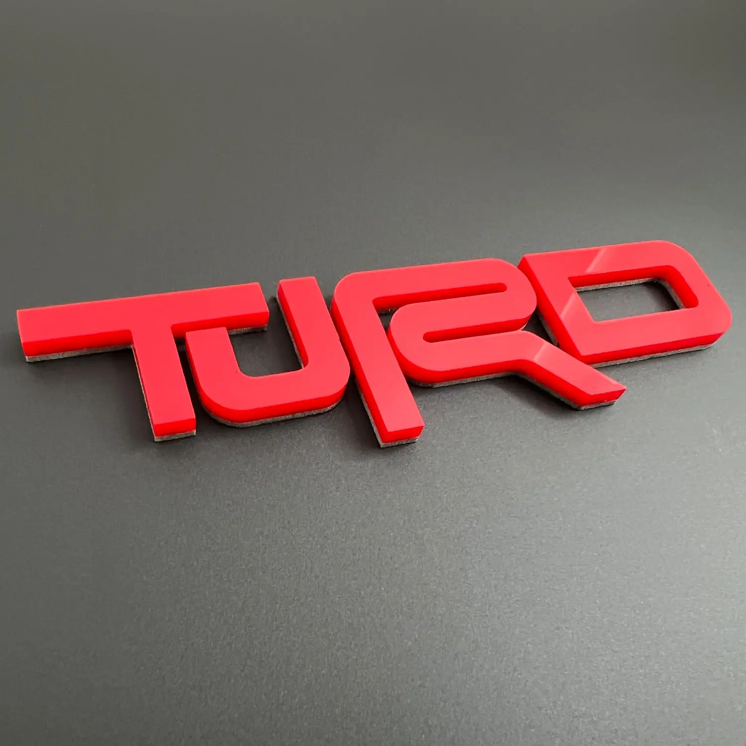 ONE (1) TURD Car Truck Emblem Badge Fits Toyota FJ Tacoma 4runner Tundra 40 Land Cruiser Camry