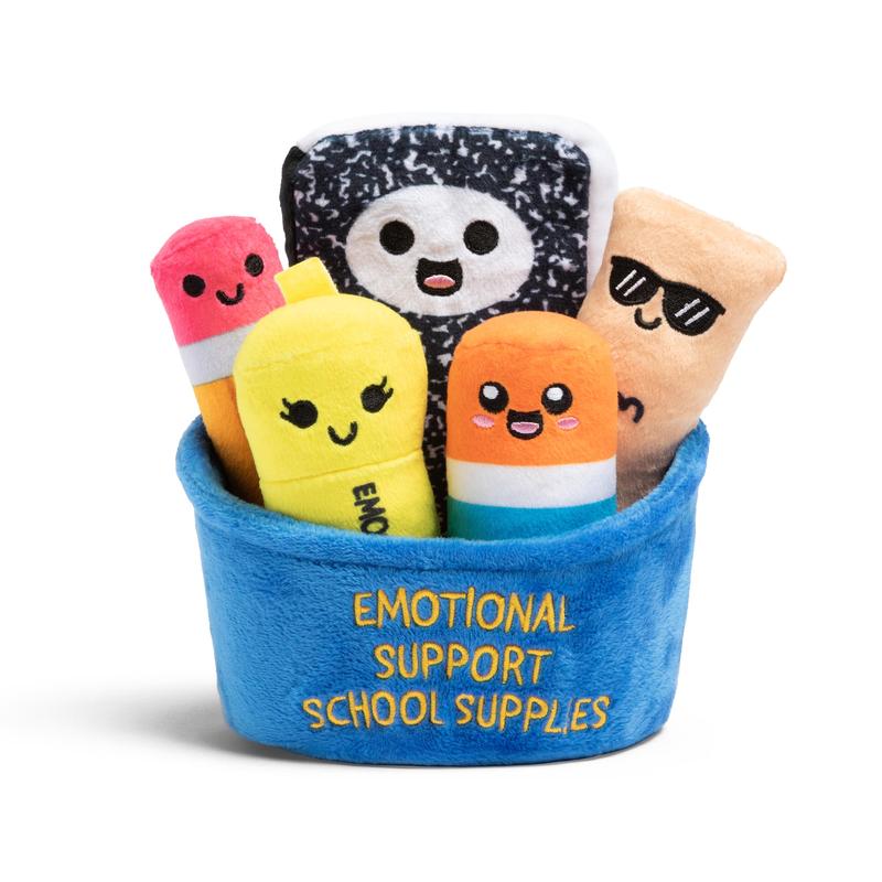 Emotional Support School Supplies - Plush Characters for Kids - Soft & Cuddly - Perfect for School & Play - Fun & Interactive