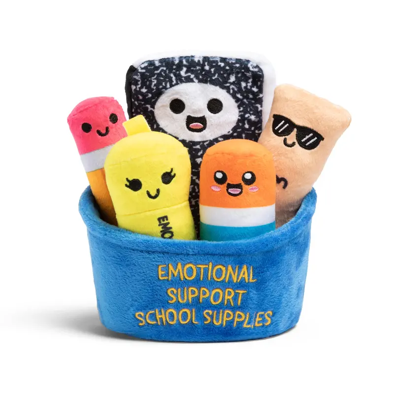 Emotional Support School Supplies - Plush Characters for Kids - Soft & Cuddly - Perfect for School & Play - Fun & Interactive